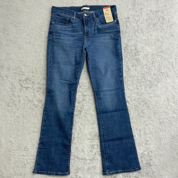 NEW Levis 315 Women's 32 Shaping Bootcut Jeans Stellar Stretch Mid Rise - Picture 2 of 10
